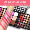 78 Colors Cosmetic Make up Palette Set Kit Combination with Eyeshadows Lip Gloss Blusher Concealer Highlight powderAllinOne Makeup Kit with Mirro