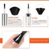 Modelones Matte Gel Top Coat With Base Top Coat Gel Nail Polish No Wipe Top Coat LED Nail Lamp Needed Soak Off Varnish 3x10ml High Gloss Shiny an