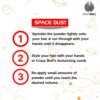 Hair Powder Space Dust 20g  Volumising Texturising Hair Styling Powder for Men  CrueltyFree  Vegan Styler for a Natural Matte Look  Flexible Stro
