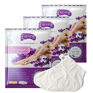 Foot Peel Mask 3 Pack Foot Peeling Mask for Hard Skin Feet Exfoliating Socks for Calluses  Pedicure Hard Skin Remover Foot Mask for Men and Women