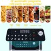 Air Fryer Oven, Uten 10L Digital Air Fryers Oven, Smart Tabletop Oven with 12 Preset Menus, LED Touch Screen Temperature and Control for Baking w