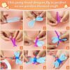 1000 Pony Beads, Beads, 6x9 mm Large Beads, Hair Beads, Beads for Hair Braids, Glitter Beads, (Pink Dream Color, Medium Pack)