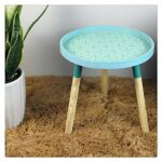 Hbao Nordic Living Room Small Tea Table Coffee Round Mini Table Simple Bedroom Solid Wood Corner Minimalist Side Tables Furniture Color  C