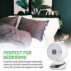Meaco MeacoFan 1056 Air Circulator - Powerful, Energy Efficient, Low Energy, Quiet cooling desk fan for bedroom, home and office, Oscillating, Re