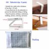 DARUITE Table Cloth,PVC Tablecloth Wipeable, Plastic Wipe Clean Tablecloth Rectangular, Waterproof Table Cover for Outdoor, Dining Room,Parties,G