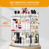 Makeup Organiser 360 Degree Rotating 7 Adjustable Layers Large Capacity Cosmetic Organiser Transparent Make Up Organisers and Storage