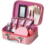 Makeup Gift Sets Pamper Kits for Women BFF Beauty 15pcs Skin Care for Teenage Girls Cosmetic Bag for Short Trip Includes Makeup Tools Facial Clea