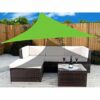 Qdreclod Sun Shade Sail Awning 2x2x2m for Outdoor Sun Protection Garden Patio Yard Party Waterproof Sunscreen Shelter Awning Sail Canopy 90% UV B