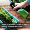 Byhagern 1L Garden Watering Can, Flower and Plants Watering Can with Stainless Steel Long Spout, Large Capacity Watering Can for Indoor/Outdoor