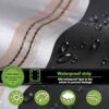 Enzeno Garden Furniture Set Covers Waterproof180X120X74cm Outdoor Furniture Covers Waterproof420D Heavy Duty Oxford Fabric Outdoor Patio Table Co