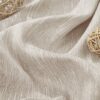 Melodieux Elegant Cotton Wide Blackout Curtain for Sliding Glass Door Living Room Divider Grommet Drapes 100 by 84 Inch Beige 1 Panel