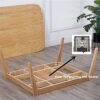 SFFZY Modern Wood Table Kotatsu Japanese Style Living Room Furniture Coffee Table Walnut Color Asian Center Table Wooden