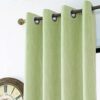 Melodieux Elegant Cotton Wide Blackout Curtain for Sliding Glass Door Living Room Divider Grommet Drapes 100 by 84 Inch Beige 1 Panel