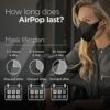 AIRPOP Light SE Reusable Washable Face Mask 4Layer Face Coverings Contoured Fit Lightweight Design AdultKids Face Masks for Repeated Wear