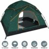 GEEDIAR Automatic Pop Up Tent for 3-4 Person,Upgraded Camping Tent Waterproof & UV Protection Instant Portable Dome Tent with Carrying Bag for Fa