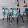 Office Business Hotel Lobby Dining Table Set Kitchen Dining Chair Set Chairs for Dining Room Dining Chairs Set of 2 Soft Upholstered Seat Living