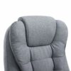 Cherry Tree Furniture Executive Recline Extra Padded Office Chair (Grey Fabric)