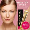 Dermacol  Full Coverage Foundation Liquid Makeup Matte Foundation with SPF 30 Waterproof Foundation for Oily Skin Acne  Under Eye Bags LongLastin