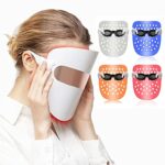 FULEU Light Therapy Acne Treatment LED Face Mask FT350 Facial Therapy Unlimited Sessions for Acne Face Skin Treatment  Individually Lights of Red