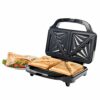Salter EK2017T Electric XL Deep Fill Sandwich Toaster Press, Panini Press with Non-Stick Plates, Toastie Maker, Cool Touch Handle, Makes 2 Toasti