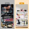 Makeup Organiser 360 Degree Rotating 7 Adjustable Layers Large Capacity Cosmetic Organiser Transparent Make Up Organisers and Storage