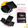 Vanity Case Makeup Storage Box Organiser Travel Train Case Luggage Makeup Case Make Up Beauty Box with Shoulder Strap Large Size27.5x19.5x24.5cm