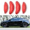 WZRAXJ Break Caliper Cover Fit for 2020 2021 2022 Tesla Model Y Accessories Wheel Size 19 inch 20 inch Red Caliper Protector Improved Model (Not