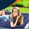Wyldness Camping Inflatable Airbed - Quick Inflating Outdoor Air Mattress with Spring Support & Durable Material I Versatile, Easy Store Blow Up