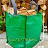 A&A SUPPLIES UK - Garden Waste Bags - 120 Litre - (1-5 Sacks) - Heavy Duty Reusable Green Waste Sacks - Industrial Fabric and Handles (3)
