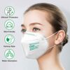 Nafy Powecom 5Layer Breathable Protective Face Masks Cup Dust Masks Filter Efficiency 95 Improved Standard GB26262019 White  10pcs