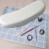 EBANKU Nail Hand Pillow Manicure PU Leather Nail Art Hand Cushion Pillow Soft Sponge Arm Rest Nail Art Accessories Tool White