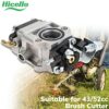 Hicello Carburetor Carb Petrol/Gas with Repair Kits Multi Tool Brush Cutter Grass Trimmer Parts Fit for MP15 43CC 52CC CG430 CG520 BC430 BC520