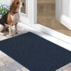 DEXI Door Mat Outdoor 43.5 X 75 cm,Dirt Trapper Mat Non Slip,Front Doormats Outside Shoes Scraper,Waterproof,Easy-Clean Entrance Outdoor Rug for