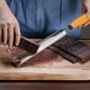 Deiss PRO Citrus Zester & Cheese Grater — Parmesan Cheese Lemon, Ginger, Garlic, Nutmeg, Chocolate, Vegetables, Fruits - Razor-Sharp Stainless St