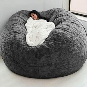 IJNBHU Large Bean Bag Chair567Ft Ultra Soft Memory Bean Bag Chair with Microsuede Cover Stuffed Foam Filled Furniture and Accessories for Dorm Ro