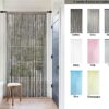 HSYLYM Knitting String Curtain Panels Dense Polyester Fringe Curtain Fly Screens Room Divider for Door Window DecorEcru90x200cm