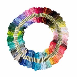 Friendship Bracelet String 50 Skeins Rainbow Color Embroidery Floss Cross Stitch Embroidery Thread Cotton Friendship Bracelet Thread Floss Bracel