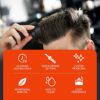 2in1 Men Hair Wax Gel with CombNew Styling Product with Strong Firm Hold for Side Part Pompadour Slick Back LooksGrooming Product Easy to Wash O