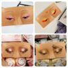 The Perfect Aid to Practicing Makeup Facial Eye Makeup Practice Board Silicone Practice Makeup Face Board Lash View Eyelids Training for Practice
