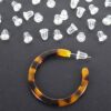 200pcs Earring Backs for Studs Earring Back Soft Clear Ear Safety Back Pads Backstops Bullet Clutch Stopper Replacement for Fish Hook Earring Stu