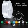 0.5mm Clear Elastic Thread Stretchy Elastic For Bracelet Making Bracelet Clear Elastic For Jewellery Making Elasticated String Bracelets Necklace