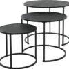 Nabatee Set Of 3 Round Nesting Tables Elegant Chic Style Living Room Side Tables Hallway Tables UK