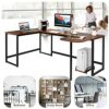 CASART Computer Desk, L-Shaped/U-Shaped Writing Workstation with CPU Stand, Corner Desk Working Study Table for Home Office (U-Shaped Desk-200 x