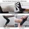 LOPLP Car Mud Flap Mud Guards Splash Flaps Fender for Cadillac Escalade 2007-2014 2008 2009 2010 2011 2012 2013,Car Front Rear Mudguards Mudflaps