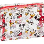 Mickey Mouse Minnie Mouse and Friends Clear Cosmetics Bag for Girls Womens Transparent Make Up Bag School Pencil