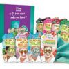 7th Heaven Beauty Box of Treats Gift Pack with 8 Facial Skincare Masks  Includes a Decorated Keepsake Box and Cleansing Face Cloth