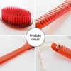 Bath Brush Back Brush with Long Handle Hanging Shower Brush Body Brush Suitable for Back Cleaning Exfoliating and Removing Dead Skin in Men and W
