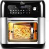 Air Fryer Oven, Uten 10L Digital Air Fryers Oven, Smart Tabletop Oven with 12 Preset Menus, LED Touch Screen Temperature and Control for Baking w