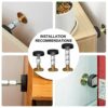 Krisler Adjustable Threaded Bed Frame Anti-Shake Tool for Bed, Headboard Stoppers, Bedside Headboards Prevent loosening Anti-Shake Fixer, Easy In