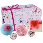 Bomb Cosmetics Pretty in Pink Handmade Wrapped Bath  Body Gift Pack Contains 5Pieces 480 g